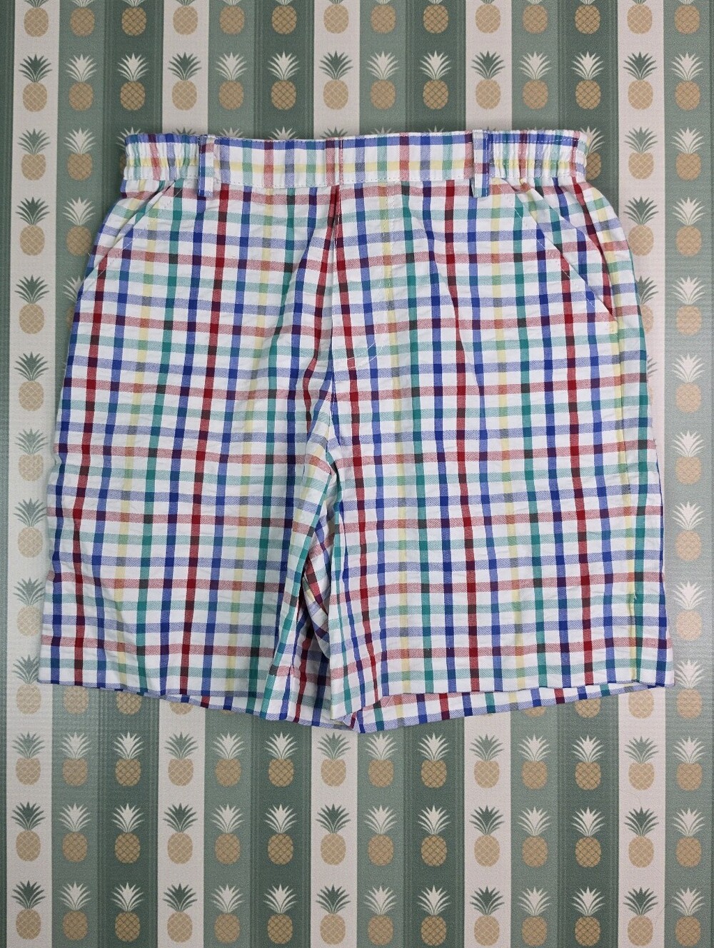 Florence Eiseman Seersucker Check Shorts